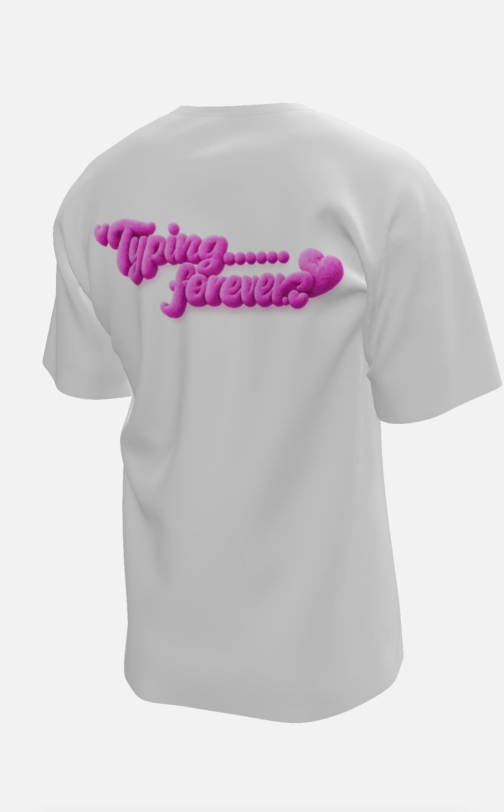 Camiseta typing forever